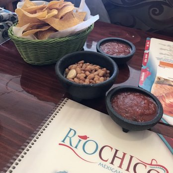 Rio Chico Mexican Restaurant - Love the whole beans! Delicious salsa - Mexican Near Me - Summerville, South Carolina