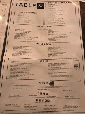Menu photo 6 Table 32 Sioux City, IA