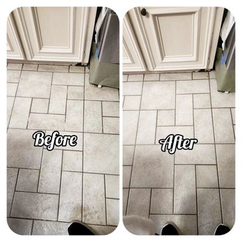 Archer Carpet and Tile Cleaning - Before and after of tile and grout cleaning April 2024 - Carpet Cleaning Near Me Archer Carpet and Tile Cleaning - Before and after of tile and grout cleaning April 2024 - Carpet Cleaning Near Me