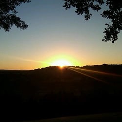 Sunset at Canyon Lake Women's Retreat