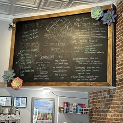 Succlent Smoothie - Menu