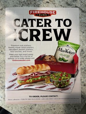 Menu photo 1 Firehouse Subs Humble, TX Menu photo 1 Firehouse Subs Humble, TX