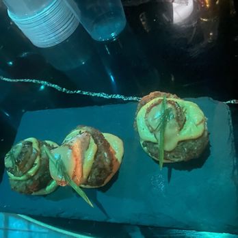 Flexx Lounge - Devil eggs with shrimp and salmon - Lounges Near Me - Missouri City, Texas