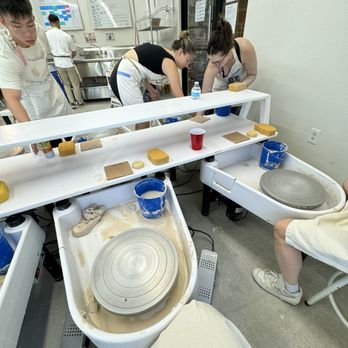 Green & Bisque Clayhouse - set up - Art Classes Near Me - Pasadena, California Green & Bisque Clayhouse - set up - Art Classes Near Me - Pasadena, California