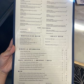 Bar Sinizki - drink menu - Bars Near Me - Los Angeles, California