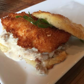 Paper Co Cafe - Honey butter chicken biscuit - Coffee & Tea Near Me - Houston, Texas