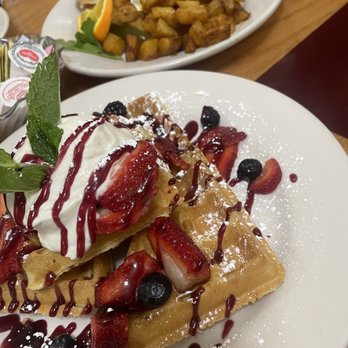 Frida's Breakfast & Lunch - WILD BERRY WAFFLE, FRIDA'S PANINI - Breakfast & Brunch Near Me - Evanston, Illinois Frida's Breakfast & Lunch - WILD BERRY WAFFLE, FRIDA'S PANINI - Breakfast & Brunch Near Me - Evanston, Illinois