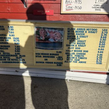 Red's Eats - Menu - Seafood Near Me - Wiscasset, Maine