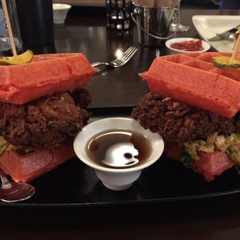 Therapy - Chicken & Red Velvet Waffles - Bars Near Me - Las Vegas, Nevada Therapy - Chicken & Red Velvet Waffles - Bars Near Me - Las Vegas, Nevada