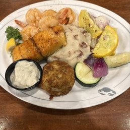 Broiled Seafood Trio Broiled Seafood Trio