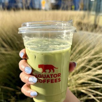 Equator Coffees - Iced Matcha Latte (Oat Milk) - Coffee & Tea Near Me - Burlingame, California
