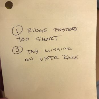 Modern Roofing - Notes from the inspector as to why inspection didn't pass - Roofing Near Me - Burbank, California