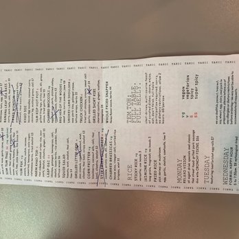 Takoi - My marked up menu showing what items not to order or an ingredient that could be taken out for the item. - Thai Near Me - Detroit, Michigan Takoi - My marked up menu showing what items not to order or an ingredient that could be taken out for the item. - Thai Near Me - Detroit, Michigan