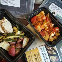 Just picked up our dinner for tonight! Greek lemon chicken and spicy chicken curry Just picked up our dinner for tonight! Greek lemon chicken and spicy chicken curry