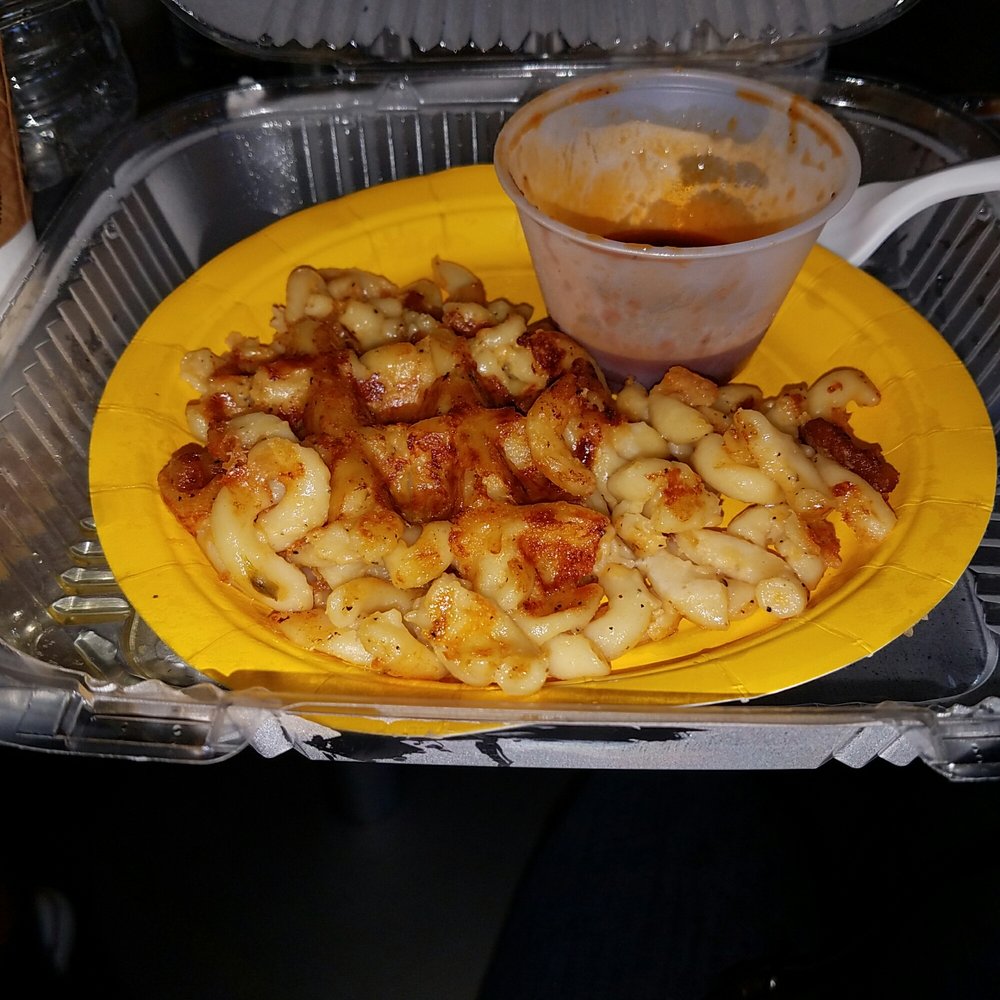 Rib In a Cup - Waffle macaroni and cheese - Barbeque Near Me - Brooklyn, New York Rib In a Cup - Waffle macaroni and cheese - Barbeque Near Me - Brooklyn, New York