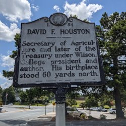 David F. Houston Historical Marker - David F. Houston Historical Marker