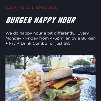Burger Bar - Happy hour! - Burgers Near Me - Austin, Texas