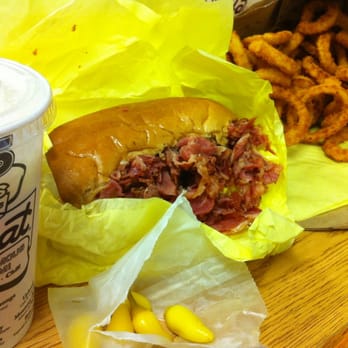 The Hat - Pastrami, Onion Rings & Pina Colada Bang! YUM! - Fast Food Near Me - Rancho Cucamonga, California