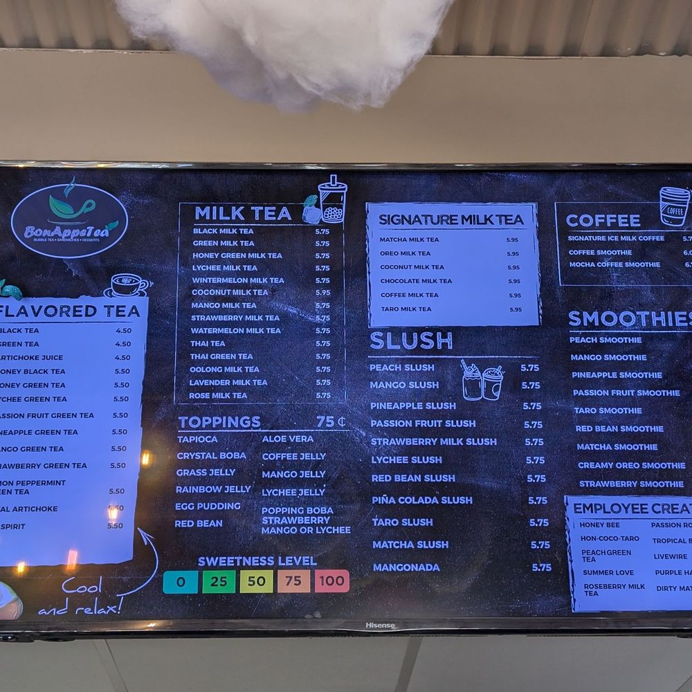 Bon AppeTea - Menu - Bubble Tea Near Me - College Station, Texas Bon AppeTea - Menu - Bubble Tea Near Me - College Station, Texas