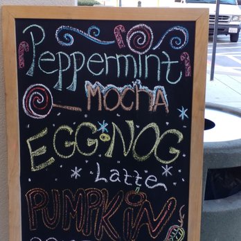 Coffee Time - a blackboard sign on a sidewalk - Coffee & Tea Near Me - San Diego, California