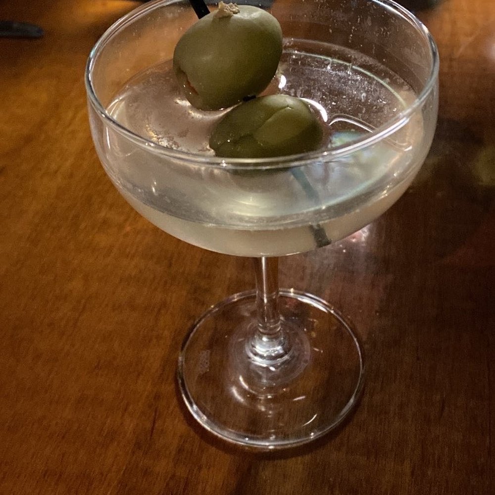 Aqua Restaurant - Extra dirty martini, with grey goose vodka - Seafood Near Me - Beaufort, North Carolina Aqua Restaurant - Extra dirty martini, with grey goose vodka - Seafood Near Me - Beaufort, North Carolina