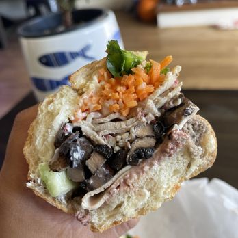 Dinosaurs Sandwiches - The Special with added mushrooms - Vietnamese Near Me - Pacifica, California Dinosaurs Sandwiches - The Special with added mushrooms - Vietnamese Near Me - Pacifica, California