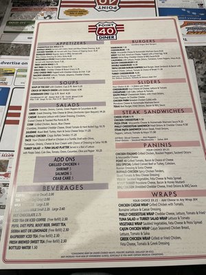 Menu photo 3 Point 40 Diner Monroeville, NJ Menu photo 3 Point 40 Diner Monroeville, NJ