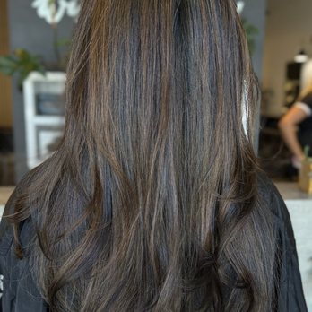 Wisp + Willow Salon - Hair By Liz brunette Balayage + layer haircut (text to book (714)610-6637 - Hair Salons Near Me - Yorba Linda, California Wisp + Willow Salon - Hair By Liz brunette Balayage + layer haircut (text to book (714)610-6637 - Hair Salons Near Me - Yorba Linda, California