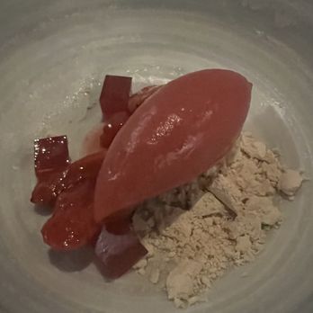 Published on Main - Complimentary sorbet for our anniversary - Tapas/Small Plates Near Me - Vancouver, British Columbia