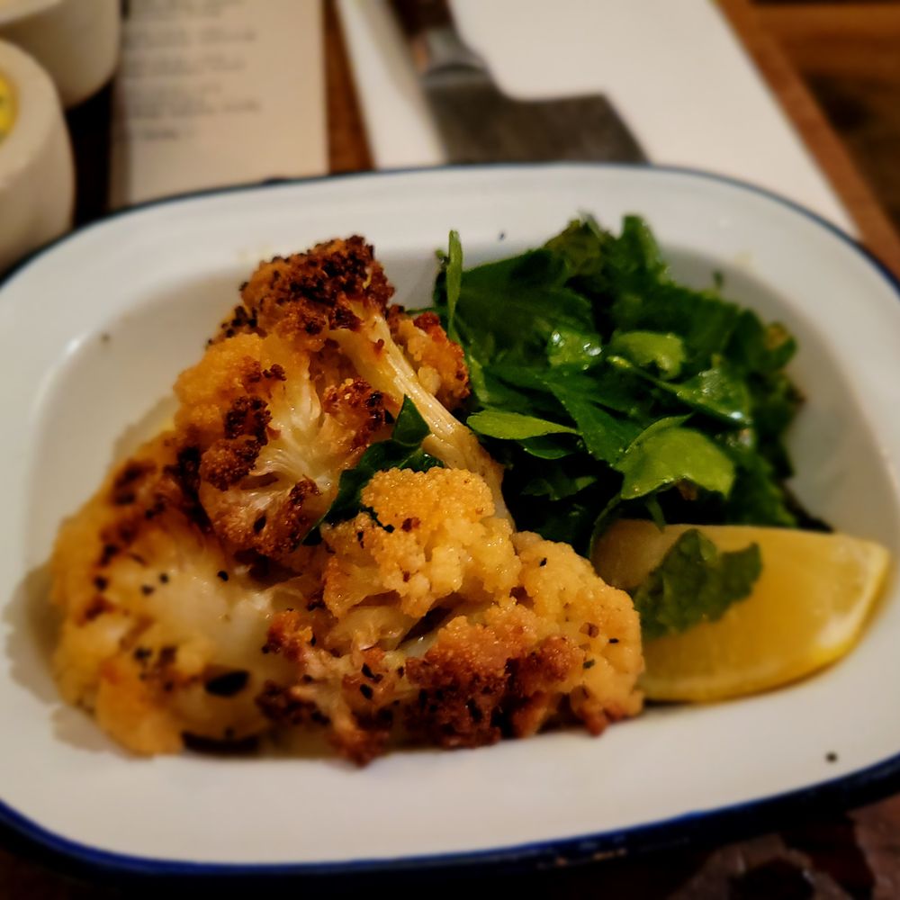 Flat Iron - Roast cauliflower - Steakhouses Near Me - Covent Garden, XGL Flat Iron - Roast cauliflower - Steakhouses Near Me - Covent Garden, XGL