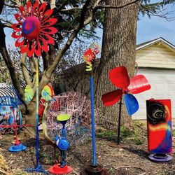 Monique Sarkessian Fine Art Gallery and Studio - The studio sculpture garden.