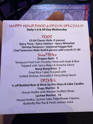 Menu photo 3 Fugu Sushi Ormond Beach, FL