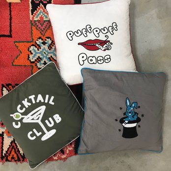 Good Worth - Custom chain stitched pillow - Accessories Near Me - San Diego, California Good Worth - Custom chain stitched pillow - Accessories Near Me - San Diego, California
