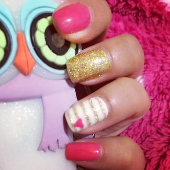 Lily Nails - Gelish, 3 colors, square - Nail Salons Near Me - Bronx, New York Lily Nails - Gelish, 3 colors, square - Nail Salons Near Me - Bronx, New York