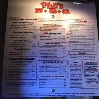 Phil's BBQ - Menu - Barbeque Near Me - San Diego, California Phil's BBQ - Menu - Barbeque Near Me - San Diego, California