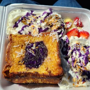 Button Up Cafe - Use French Toast "to-go" - Breakfast & Brunch Near Me - Pearl City, Hawaii Button Up Cafe - Use French Toast "to-go" - Breakfast & Brunch Near Me - Pearl City, Hawaii