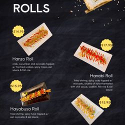 Hanabi Sushi & Hibachi - Are you a certified sushi lover? Try our sushi premium rolls and taste the greatness in it.