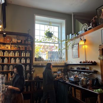 Stone Leaf Teahouse - The lovely ladies of the tea shop who make the best tea and put a smile on your face - Tea Rooms Near Me - Middlebury, Vermont