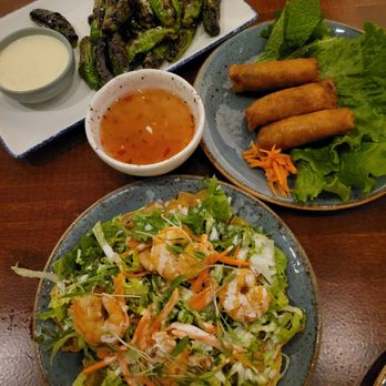 Moon Rabbit - Shishito peppers, egg rolls, banh xeo tostada - Vietnamese Near Me - Houston, Texas Moon Rabbit - Shishito peppers, egg rolls, banh xeo tostada - Vietnamese Near Me - Houston, Texas
