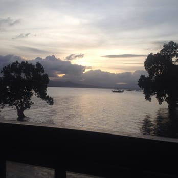 Badjao Seafront Restaurant - The view from our table - Seafood Near Me - Puerto Princesa, PLW