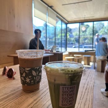 Stereoscope Coffee - Ceremonial Matcha cream top Spanish latte - Coffee Roasteries Near Me - Los Angeles, California Stereoscope Coffee - Ceremonial Matcha cream top Spanish latte - Coffee Roasteries Near Me - Los Angeles, California