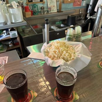 Zeke's Roadhouse - two beers and popcorn - Bars Near Me - Miami Beach, Florida