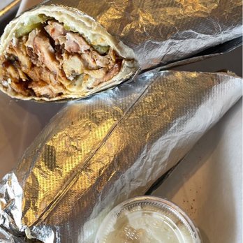 Mazra - Chicken Shawarma Wrap - Mediterranean Near Me - San Bruno, California