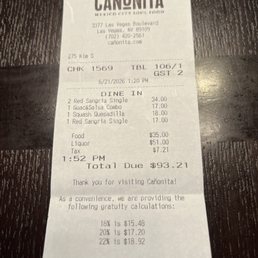 Receipt Receipt