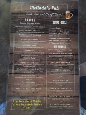 Menu photo 1 Melinda's Pub Worth, IL