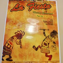 La Fiesta Mexican Restaurant - Menu front cover