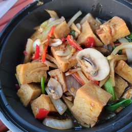 Tofu ginger stir fry delicious