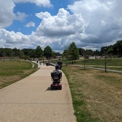 Orthopaedic Mobility Rental - Woman on mobility scooter in Washington DC