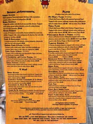 Menu photo 1 Carolina's Mexican Kitchen Las Vegas, NV Menu photo 1 Carolina's Mexican Kitchen Las Vegas, NV
