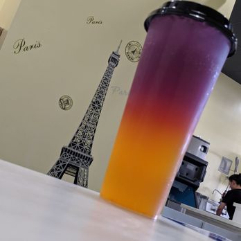 Partea Boba - aurora Tea (mango) (summer drink) - Bubble Tea Near Me - Van Nuys, California
